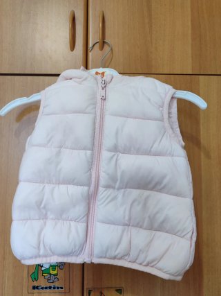 Gilet bimba unicorno rosa
