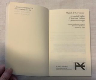 La española inglesa. El licenciado vidriera.