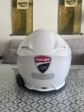 Casco Moto Itami V2 Gloss White con freecom 2x