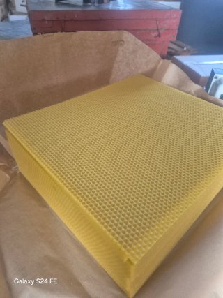 5kg Láminas de Cera de Abeja
