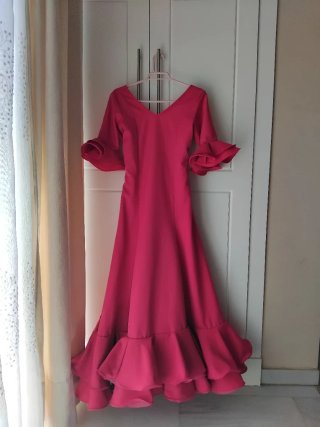 Traje Flamenca Buganvilla T 10/11/12 Sin manton