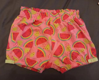 Pantalón corto niña sandía 24-36 meses