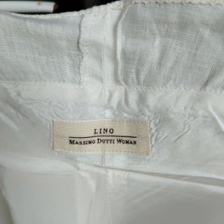 Vestido lino blanco tirantes