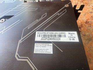 ASUS ROG NVIDIA RTX 2060 Tarjeta Gráfica