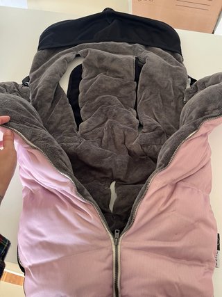Saco para cochecito rosa