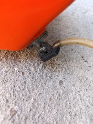 Depósito Aprilia RX Naranja