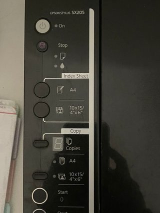 Impresora HP Negra SX205