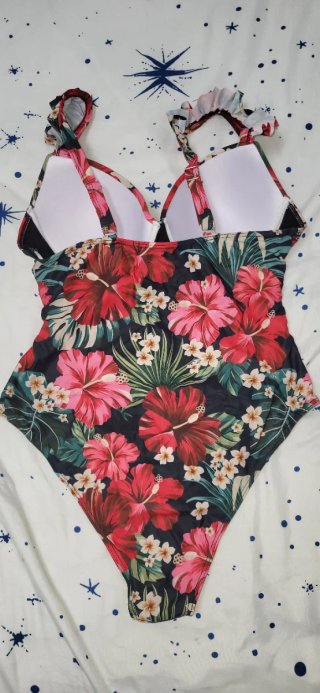 SHEIN Traje de Baño Estampado Floral