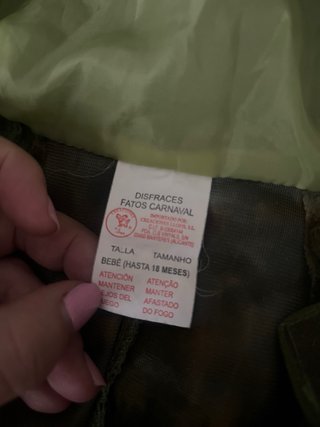 Disfraz Cocodrilo Bebé Talla 12-18 Meses