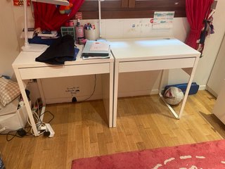 Mesas de estudio blancas precio cada una