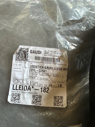 Manguito tubo flexible de aire sobrealimentación