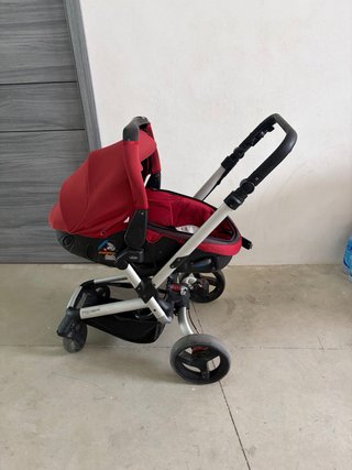 Carro de bebé rojo y gris Matrix Rieer by Jane