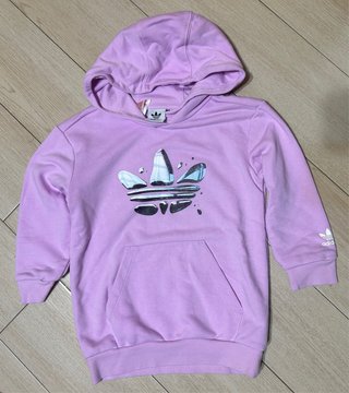 Felpa Adidas bambina con cappuccio