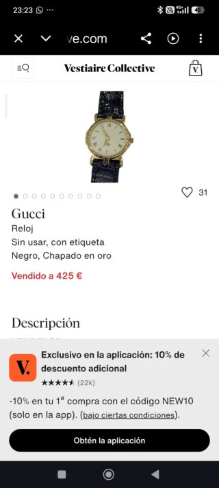 Reloj Gucci