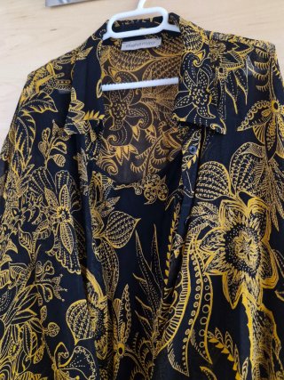 Vestido largo estampado floral