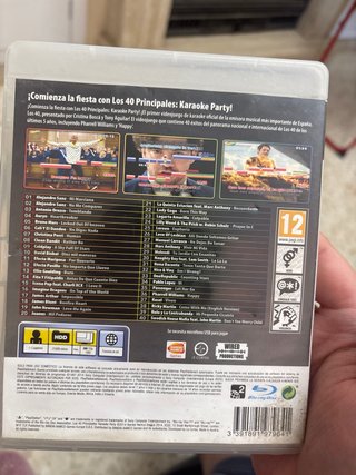 40 Principales Karaoke Party PS3