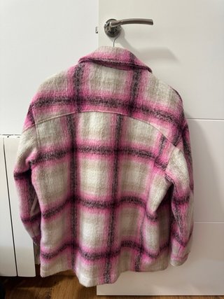 Sobrecamisa Zara oversize cuadros