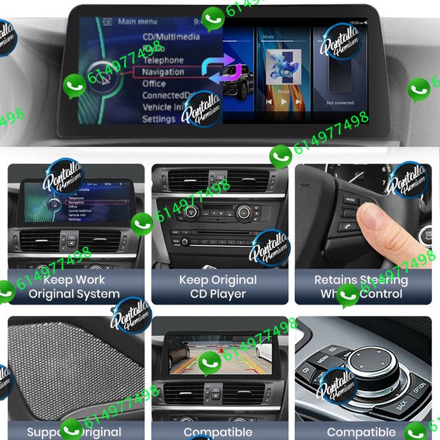 Radio Pantalla Carplay BMW Serie 1 2 3 4 F20 F30