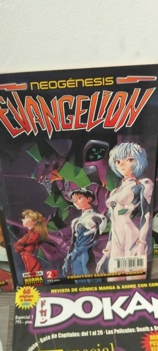 Lote Revistas Manga Evangelion y KAME