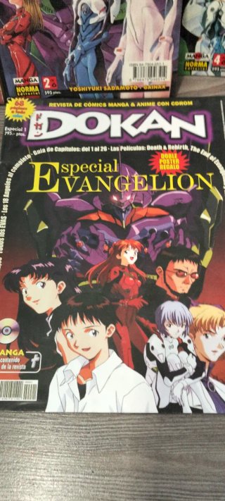 Lote Revistas Manga Evangelion y KAME