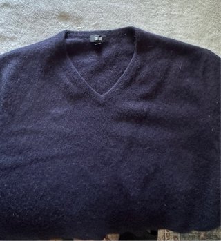 Maglione 100% cashmere Uniqlo – blu notte  xl