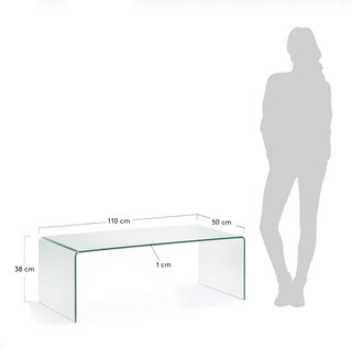 Mesa de centro Kave Home Burano cristal