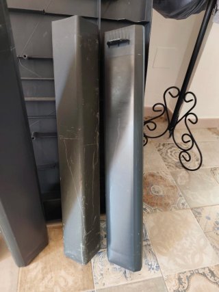 Mesa de jardín gris de plástico versión elegance