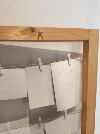 Marco para colgar fotos de madera