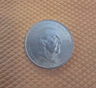 Lote 5 Monedas 100 Ptas. Franco 1966.