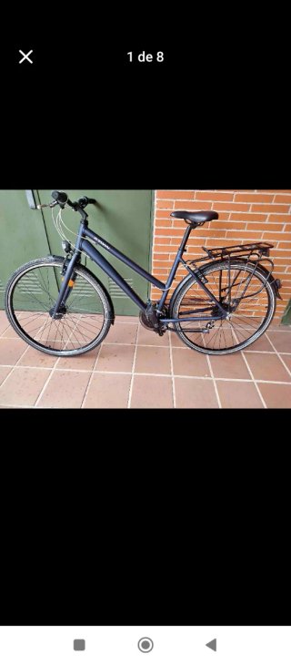 Bicicleta BTWIN azul casi nueva