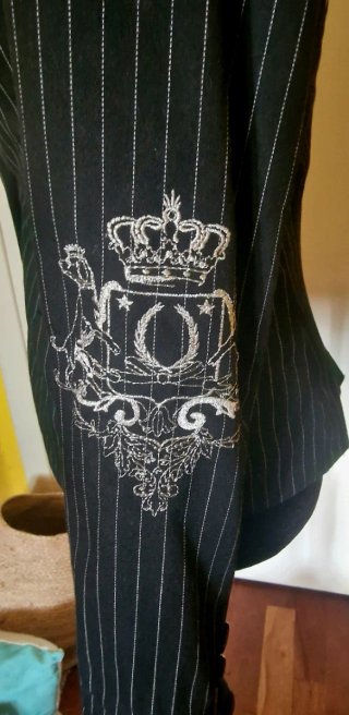 Blazer vintage Denny Rose gessato