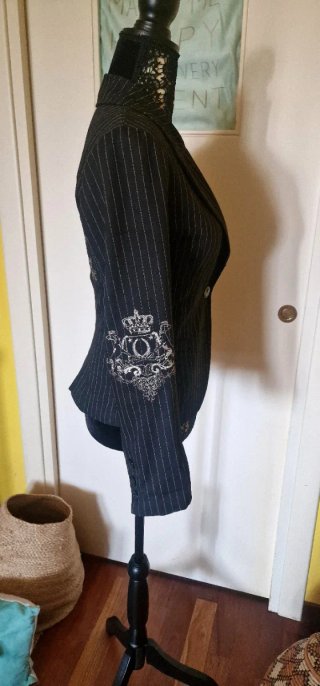 Blazer vintage Denny Rose gessato