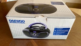 Radiocassette Daewoo Negro/Azul