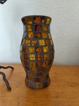 Lámpara Portavelas Mosaico