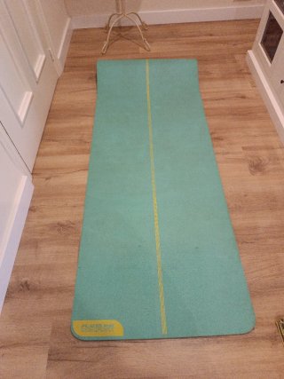 Esterilla de yoga verde