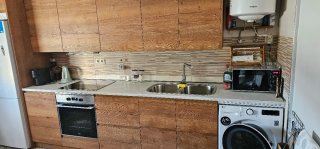 Muebles de cocina madera y metal