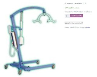 Grúa Eléctrica Orion (Lifante) Semi-nueva