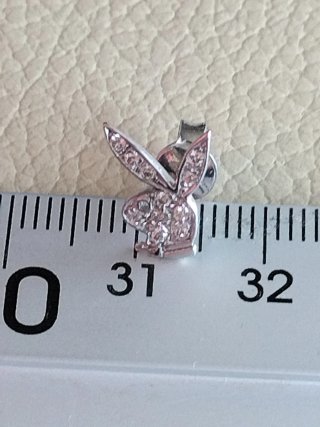 Pendientes oro blanco unisex nuevos