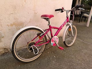 Bicicleta niña rosa BTWIN