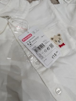 Set Prenatal 6/9 mesi camicia e gilet