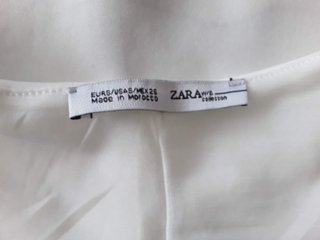 Crop top de Zara. Talla S