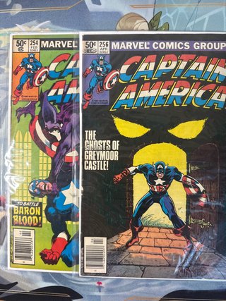Pack Captain America USA #254 y #256