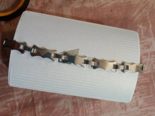 Pulsera alpaca plateada