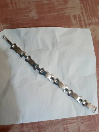 Pulsera alpaca plateada
