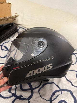 Casco Integral Moto AXXIS Negro