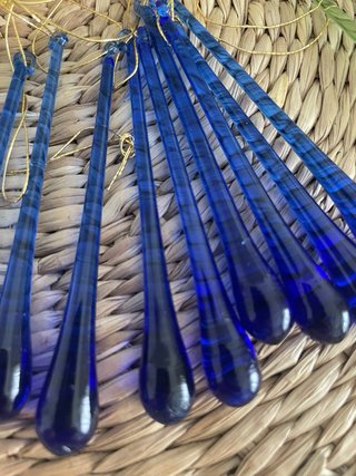 Lágrimas Cristal Soplado-Estilo Murano