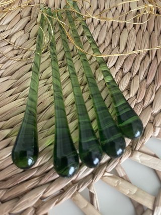 Lágrimas Cristal Soplado-Estilo Murano