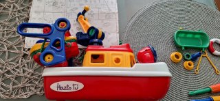 Barco y Helicóptero de Juguete