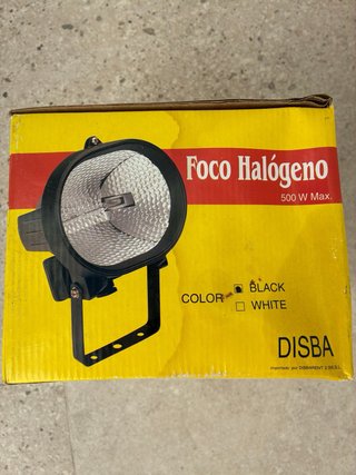 Foco Halógeno Exterior DISBA 500W