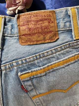 Levis Jeans Shorts vaqueros flores